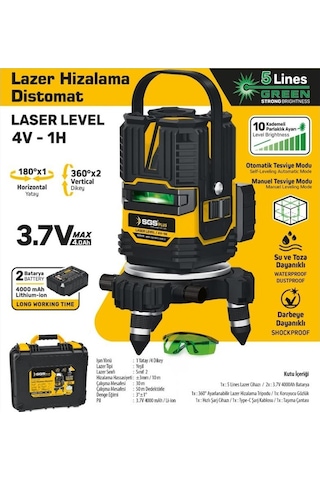 Sgs 5428 Lazer Hizalama Distomat Şakül 5 Line