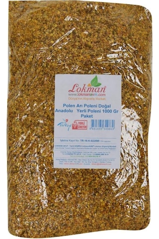 Doğal Polen Arı Poleni Anadolu Yerli Poleni Kiloluk Paket 1kg