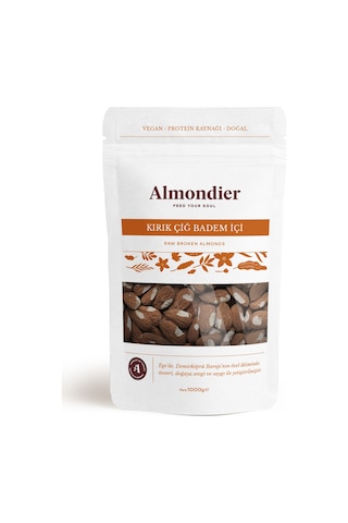 Almondier Kırık Çiğ Badem İçi 1 KG