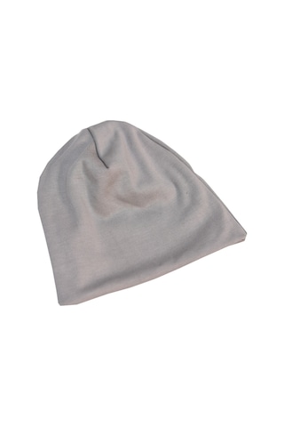 Luess Fitilli Kışlık Unisex Çocuk Bere - Gri