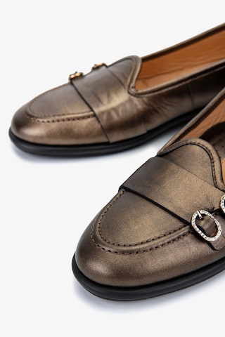 Valmenti Kadın Kahverengi Hakiki Deri Loafer Ayakkabı 611 E1712-06 Bn Ayk Sk25-26 Marrone Pearl Kahverengi