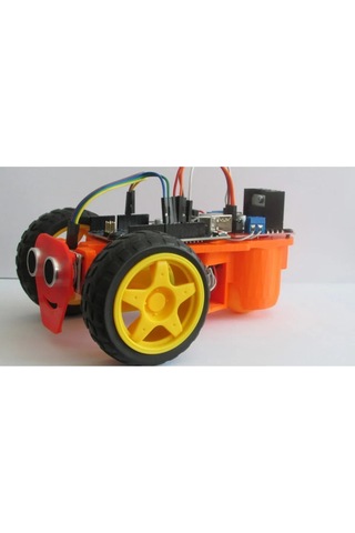Ultrasonik Sensörlü Engelden Kaçan Robot