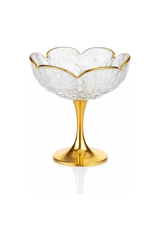 Rose Metal Ayaklı Sunumluk 6 Lı Gold Altın