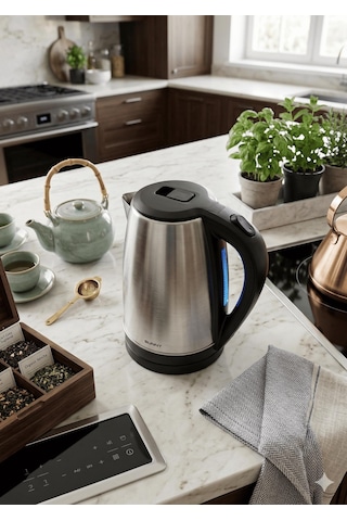 Sunny Flora SN5KTL38 1.7 L Led Işıklı Çelik Kettle Su Isıtıcı