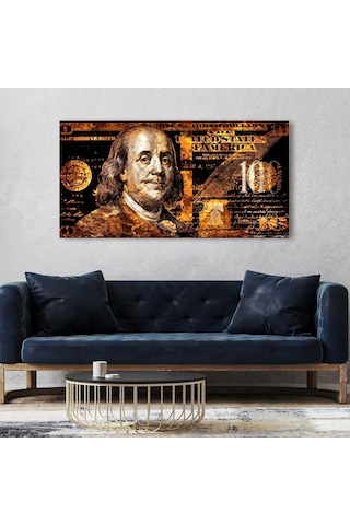 Dolar Kanvas Tablo Ev Duvar Salon Ofis Dükkan Hediyelik Dekarasyon Süsü