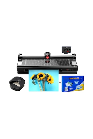 Baove OCW380 Laminasyon Makinesi - A3, A4, A5, A6 - Laminasyon Kaplama ve Kağıt Kesme Makinesi