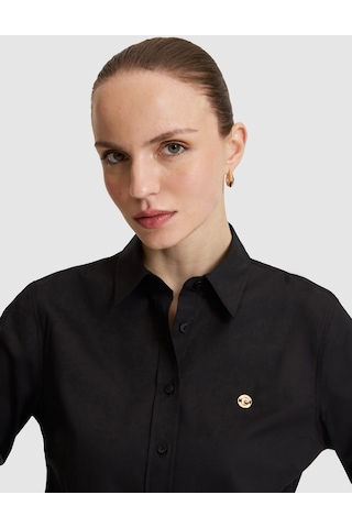 Pierre Cardin Kadın Siyah Gömlek Desenli 50328627-vr046