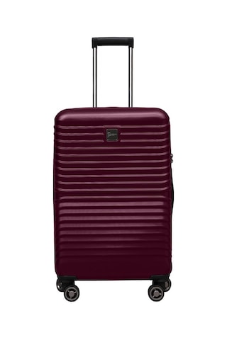 Louisiana Polo Orta Boy %100 Polikarbon Valiz Bordo 1811 Bordo