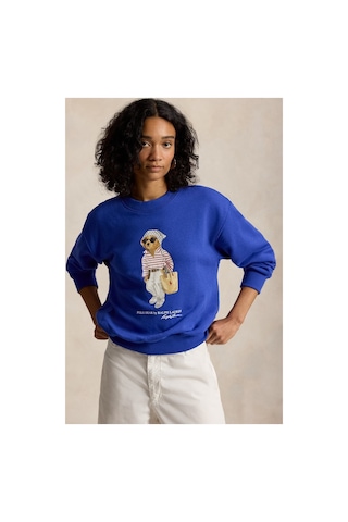 Polo Ralph Lauren Polo Bear Kadın Sweatshirt Mavi