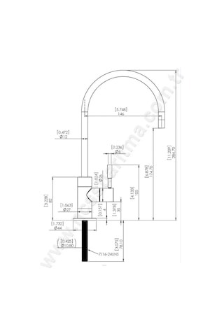 Likuan-Ncpv883Np Inox Ultra Lüks Arıtma Musluğu