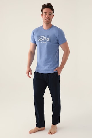Arnetta Strong Açık İndigo Erkek Pijama Takımı 5274-42705 Açık Indigo