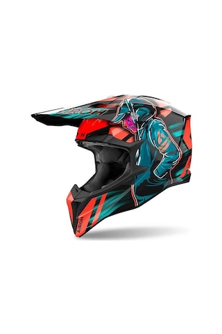 Airoh Wraap Cyber Gloss Kask Turuncu