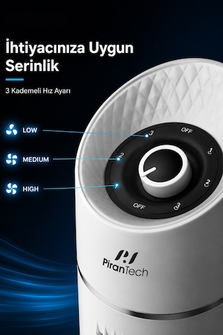 Ev-116 Dikey Kule Tipi Vantilatör Modern Tasarım Etkili Serinlik