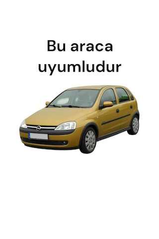 Opel Corsa C 2001-2006 Bagaj Pandizot Bagaj Rafı