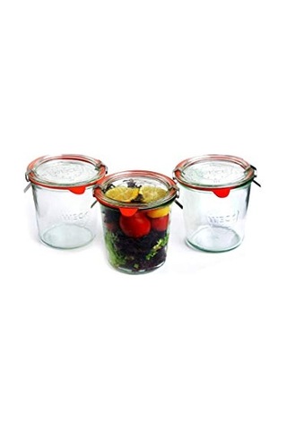 Klasik Konserve Kavanozları 750ml 2 Li Paket Çok Renkli