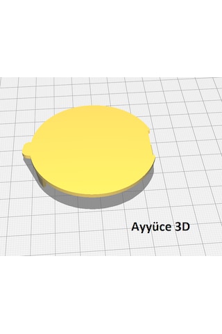 Ayyüce 3d, Mazda 3 Skyactiv 14-16 Arka Tampon Çeki Demiri Kapağı,