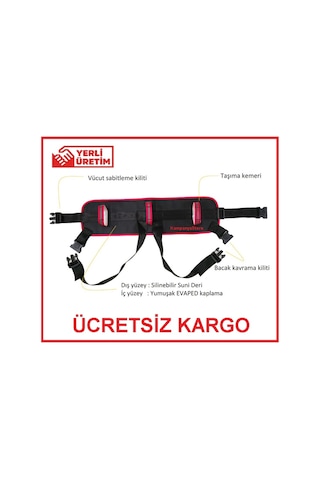 Hasta Yürütme Taşıma Kemeri Güvenli Rahat ve Kolay Transfer için