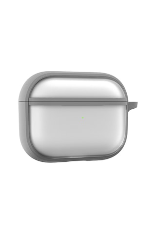Apple Uyumlu AirPods Pro 3 Kılıf Benks Mist Protective Sert Pürüzsüz Kılıf Gri Gri