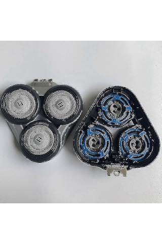 Philips S5000 S5370 S5571 S5420 S5140 S5078 S5077 S5050 S5082 S5380 S5400 Tıraş Bıçakları İçin Yedek Tıraş Makinesi Başlığı - Siyah