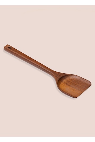 The Mia Natura Akasya Spatula 34x9 Cm Kahverengi