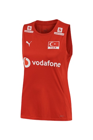 Puma Türkiye Voleybol Milli Takım 2025 Kadın Forma 707008 02 Kırmızı