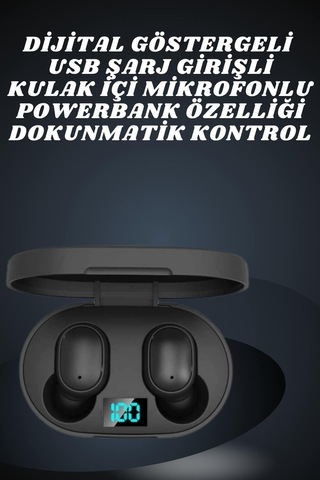 Çift Kulaklık Kampanyası Dokunmatik Kontrol Kulak İçi Yüksek Ses Kaliteli Mikrofonlu - Diğer