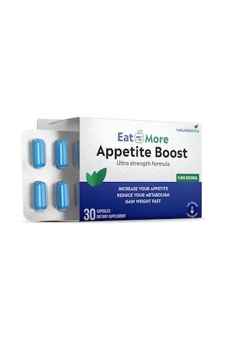 Eat More Appetite Boost 30 Kapsül Doğal  İştah Açma Kas