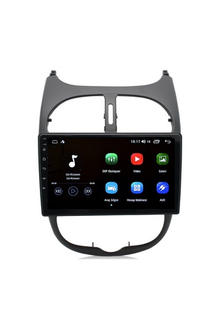 Peugeot 206 Android Multimedya Navigasyon Oem