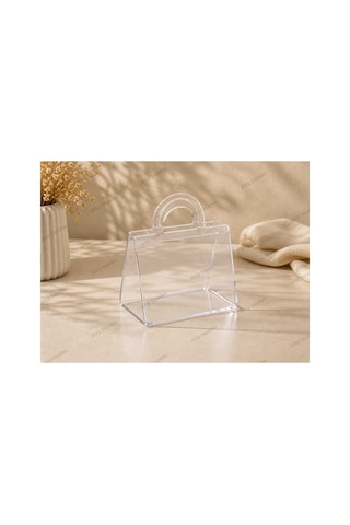 Mini Şeffaf Çanta Stand Takı & Ürün Sergileme Standı 10'lu Paket Mini Şeffaf Çanta Stand Takı & Ürün Sergileme Standı 10'lu Paket