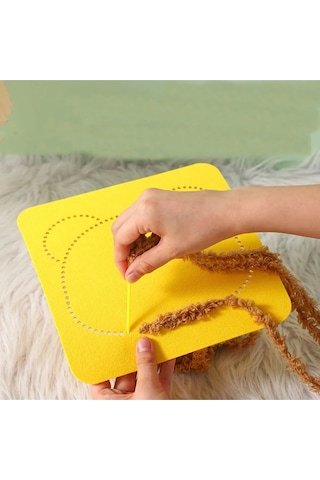 Çocuklar İçin Aktivite Ve Örgü Kiti Sevimli Hayvanlar Sevimlik Kurbağa 1 Adet