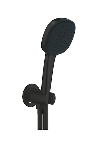 Grohe Tempesta Cube 110 Duvar Tutucu Seti 3 Sprey Yağmur, Jet, Masaj - 269102433 Siyah