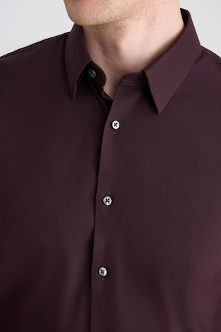 Twn Slim Fit Mürdüm Düz Gömlek 5ef02ad10288m Mrd