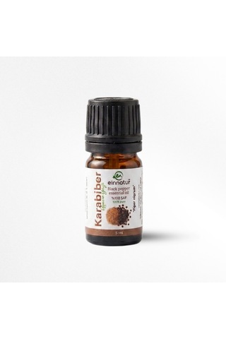 Karabiber Uçucu Yağı, 5 Ml, %100 Saf Piper Nigrum Essential Oil