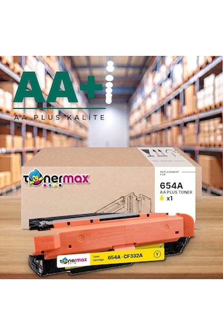 Hp 654a Cf332a Sarı Uyumlu Toner Aa Plus / Color Laserjet Enterprise M651