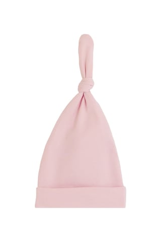 Babygiz Yenidoğan Kız Erkek Bebek %100 Pamuklu Penye Extra Yumuşak Hafif Terletmez Bere 0-6 Ay Pudra