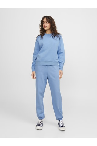 Jack & Jones Kadın Logolu Sweat Pantolon - Abbie Silver Lake Blue Çok Renkli