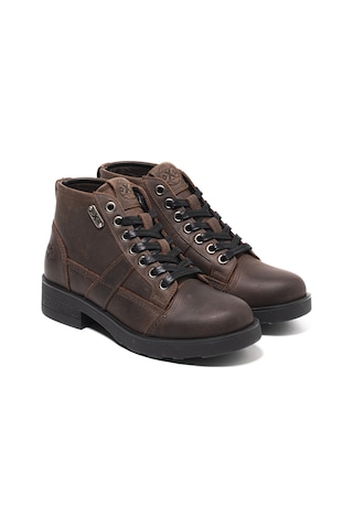 Dark Brown Bot Erkek Oxm003614 Oxs Frank 0036 Mıd M Leather Dk.brown Kahverengi