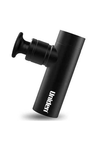 Uniden Mini Masaj Tabancası Çelik Aluminyum Kasa Darbeli Titreşim Siyah