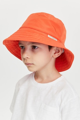 Benitto Kids Erkek Çocuk Desenli Bucket Şapka 7006-turuncu