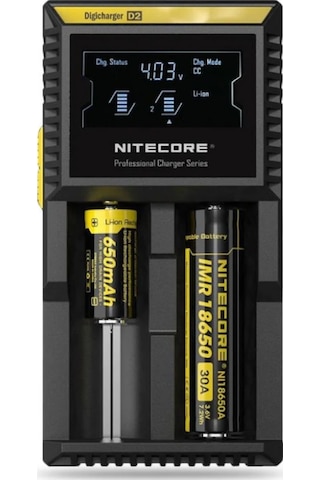 Nitecore D2 Pil Şarj Cihazı