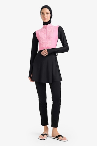 DeFacto Regular Fit Hızlı Kuruyan Baskılı 5'li Burkini Takım E7998AX25HSPN160