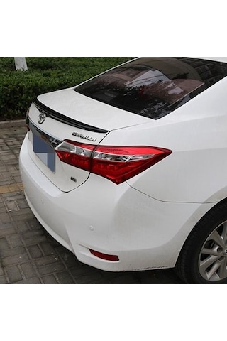 Toyota Corolla Uyumlu Bagaj Üstü Spoiler 2013+ Siyah Boyalı
