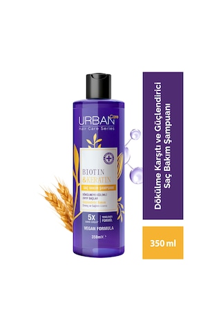 Biotin & Keratin Dökülme Ve Uzamaya Yardımcı Saç Bakım Şampuanı-350 Ml-vegan