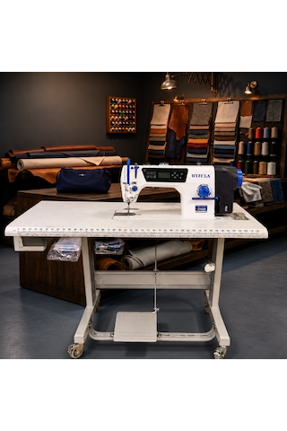 Hypeak Elektronik İp Kesmeli Düz Dikiş Makinesi Tablalı Başlangıç Seti li Standart