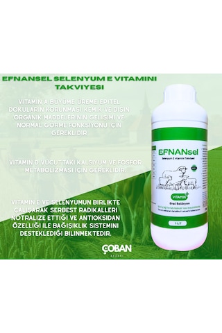 Efnan-sel Selenyum A-d-e Vitamini Takviyesi 1l