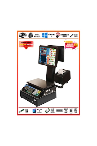 Barkod Sistemi Pos Terazi Prestij Set