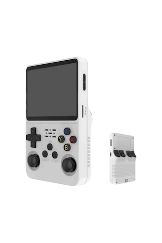 R36s - 295 - Retro El Konsolu 64 Gb 15.000 Oyun, Geniş Platform Desteği, 3.5 - Csmtex - Ips Ekran