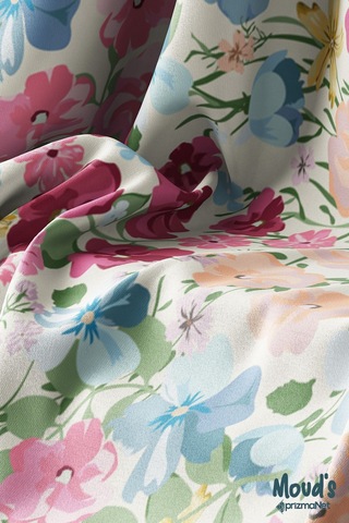 Renkli Pastel Çiçek