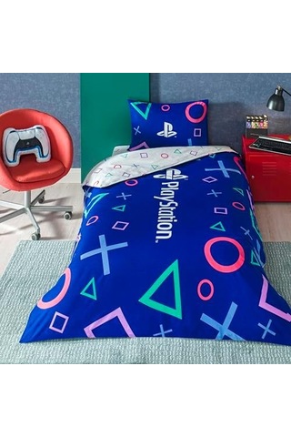 Playstation Tek Kişilik Pamuk Nevresim Takımı 0