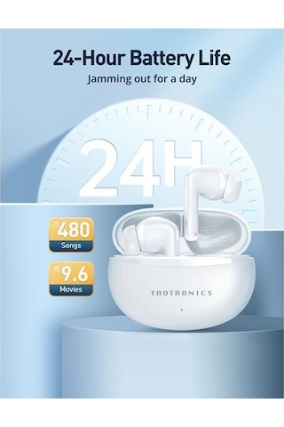 Taotronıcs TT-BH1118-WH Anc Mikrofonlu 5.3 Bluetooth Kulaklık